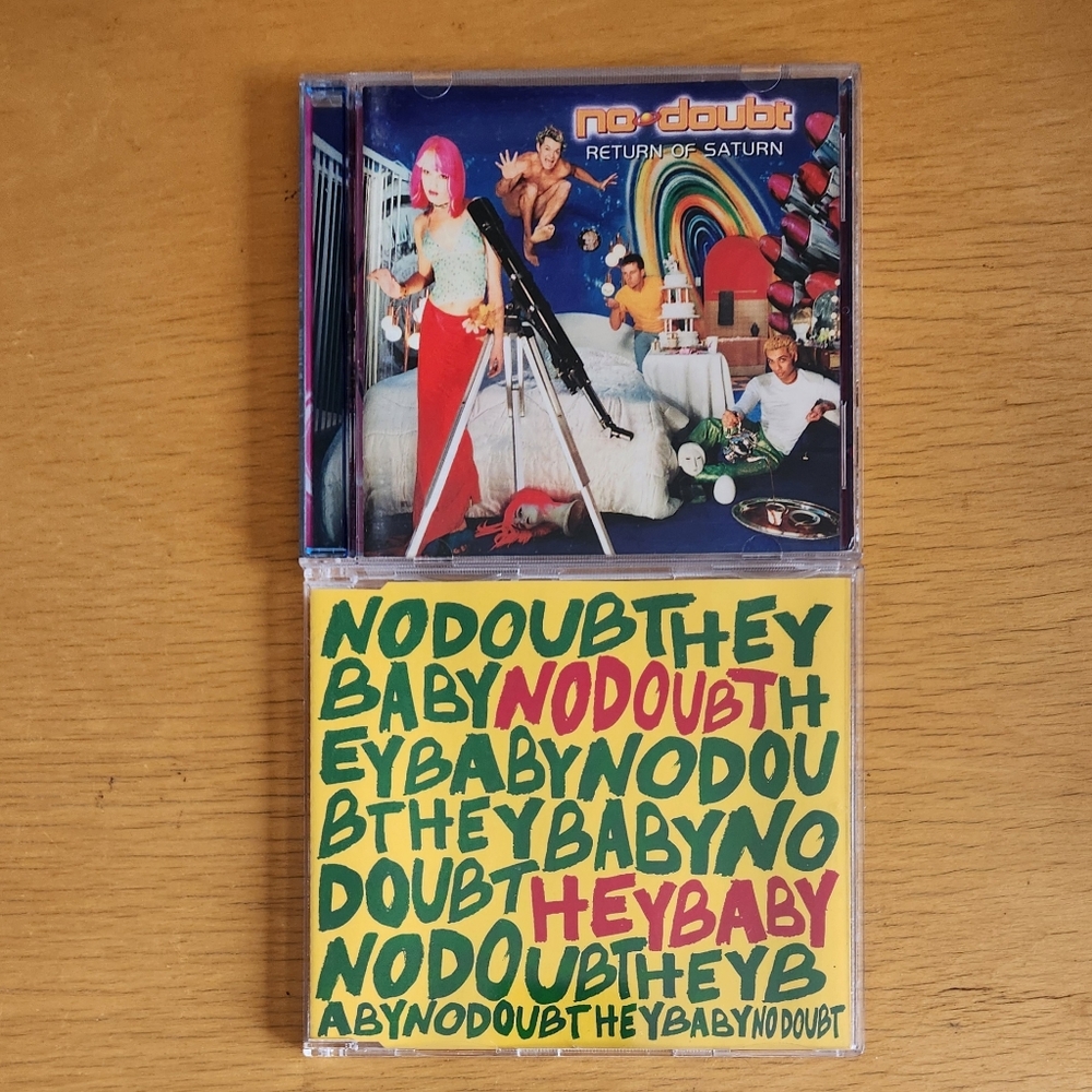 No Doubt - Hey Baby and Return Of Saturn 2000s CDs (Lot of 2) 